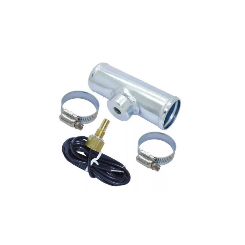 Adaptador Do Sensor De Temperatura Com Abraçadeiras + Sensor De Temperatura Da Água Ou Óleo Motor Carro M10 X 1,0mm