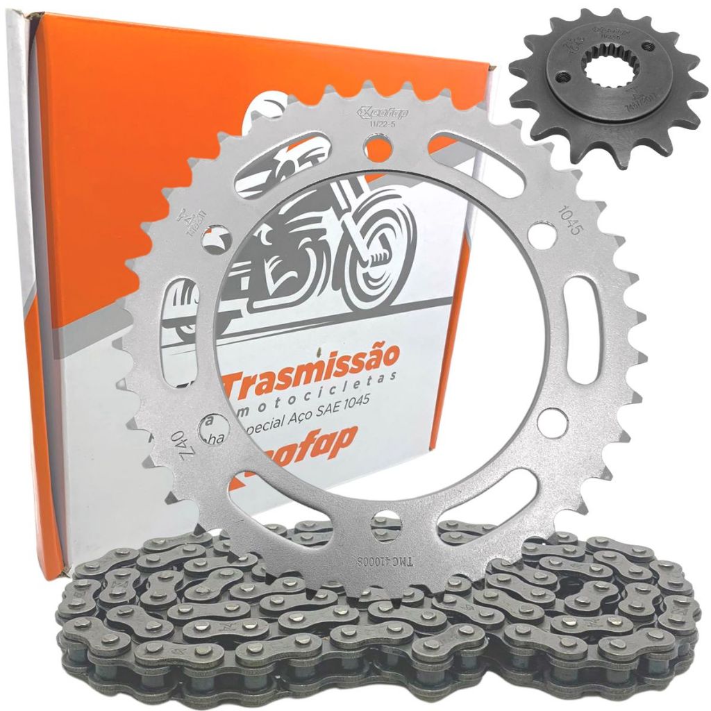 Kit Relacao transmissao Tração Honda Nx 400 Falcon 99 2000 2001 2002 2003 2004 2005 2006 2007 2008 Original Cofap em Oferta na Shopee