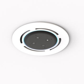 Suporte Redondo De Embutir Teto Para Alexa Echo Dot 3 em Oferta na Shopee
