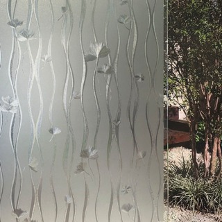 Pelicula Adesivo Eletrostatica 3D para Vidro no Mod. Caule Dente de Leao para Janela e Box Banheiro em Oferta na Shopee