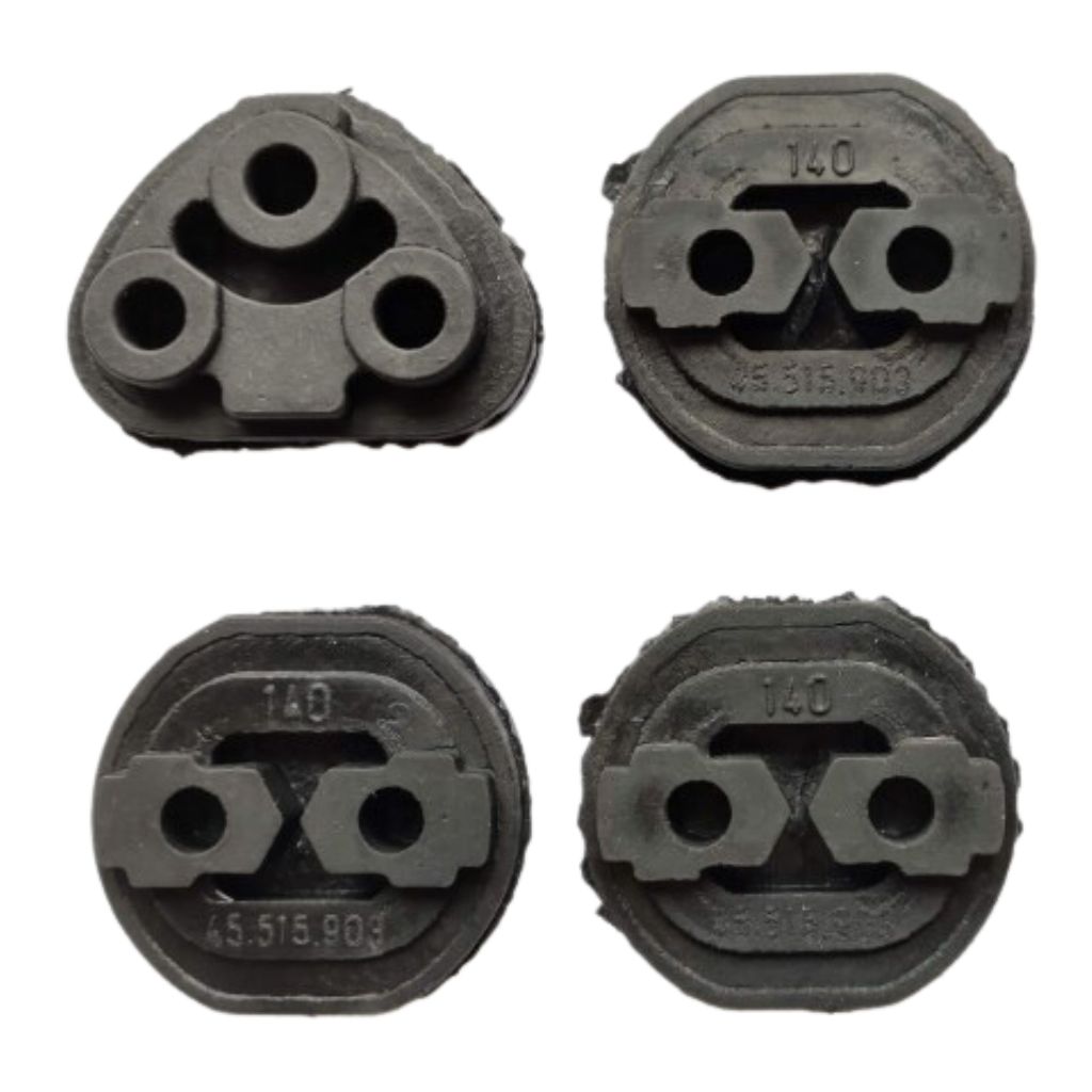 Borracha Coxim Escapamento Fiat Strada Kit 4 Unidades