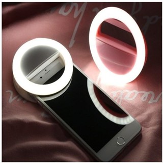 Circulo Flash P/ Celular Selfie Ring Light Universal com Clipe Anel Luz de Led para Selfie Fotos e Maquiagem