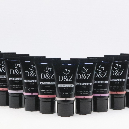 Polygel D&Z 30g Com E Sem Glitter Design LED/UV Para Molde F1/Alongamento De Unhas
