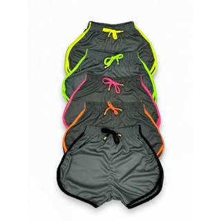 Kit 5 Shorts Feminino Dry Fit Academia Praia