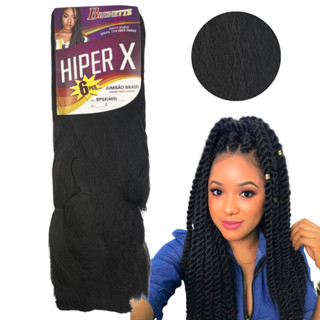 Cabelo Jumbo Jumbão Hiper X 400gr box braids kanekalon