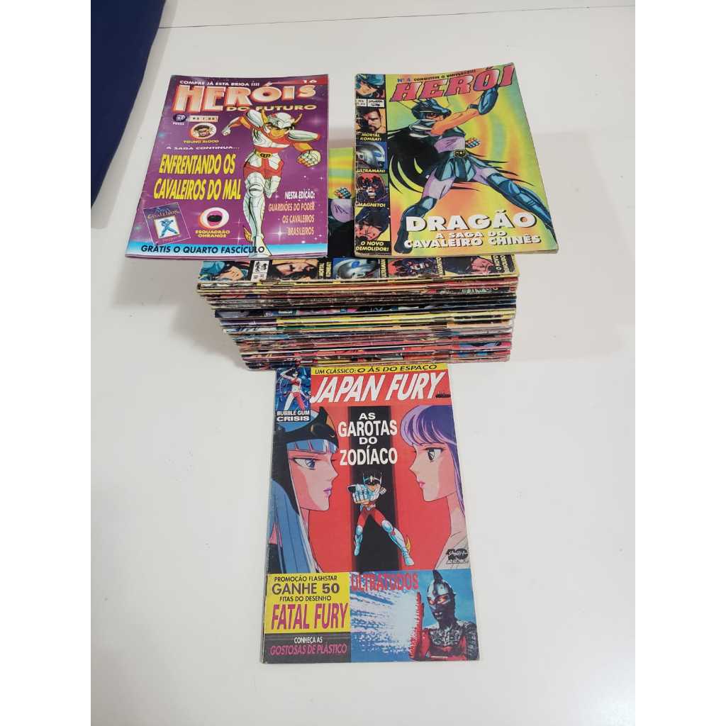 Revistas Herói  , Heróis Gold , Heróis do Futuro , Japan Fury . Vários números disponíveis !