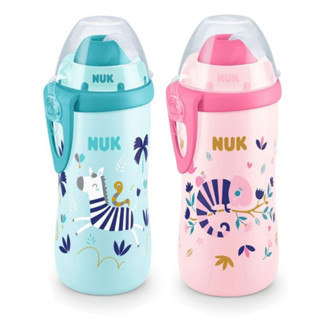 Copo Antivazamento Flexi Cup Nuk Muda de Cor 300mL com Tampa e Alça para Transporte