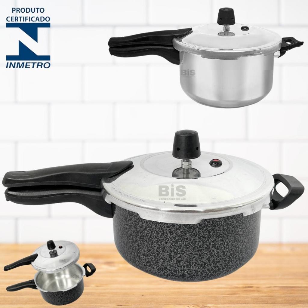 Panela De Pressão 3 Litros Fechamento Externo Cozimento Rápido e Mais Segura