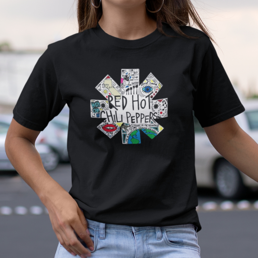 Camisa Red Hot Chili Peppers Rock Album Give It Away Anthony