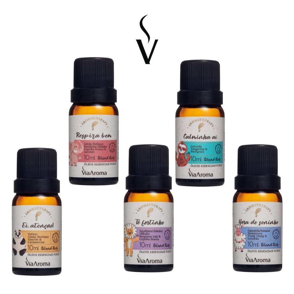 Blend de Óleos Essenciais Kids Via Aroma - 10ml - Home & Living