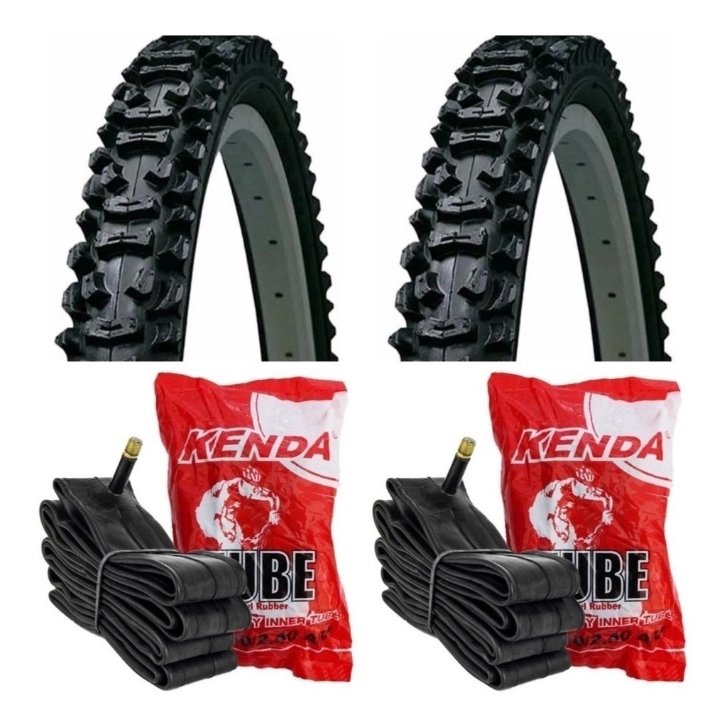 Par De Pneus 26x1.95 Kenda K816 Cravo+2 Câmaras 26 Kenda em Oferta na Shopee