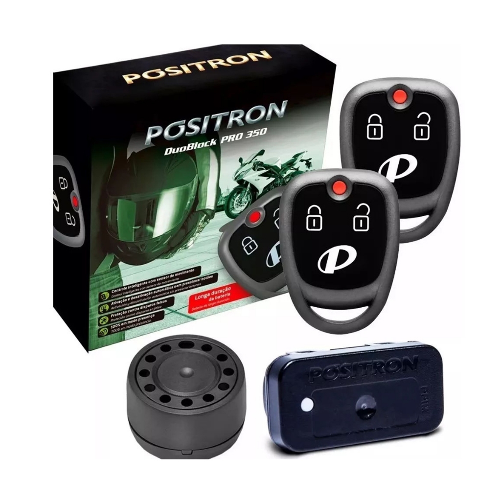 Alarme Moto Sensor de Presença Positron G8 Pro 350 Universal em Oferta na Shopee
