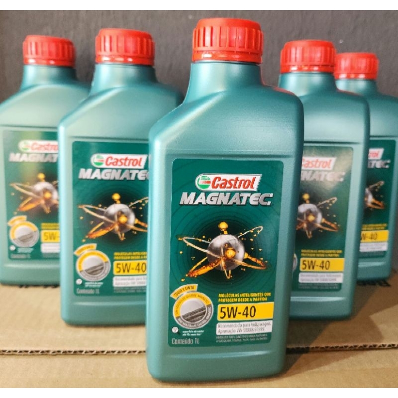 kit 04 lts Óleo 5w40 Castrol Magnatec 100% Sintético