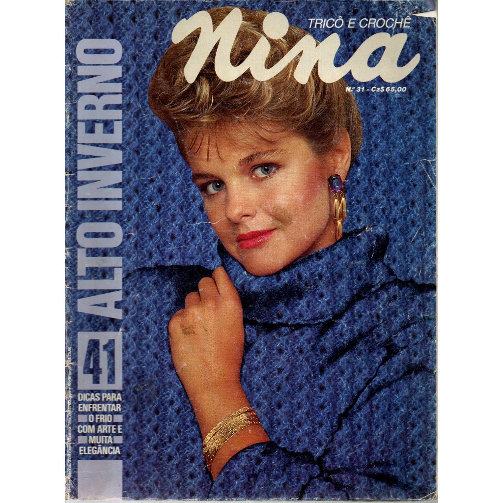 Revista Tricô E Crochê Nina, Alto Inverno, Nº 31