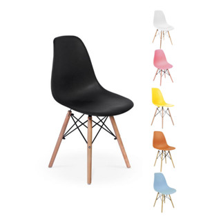 Cadeira Charles Eames Wood Design Eiffel Colorida