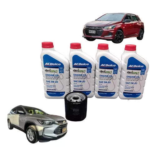 Kit Revisão -  Ac Delco 5w30 GM  Onix / Tracker Turbo 5w30 Dexos 1 Ger 3 em Oferta na Shopee
