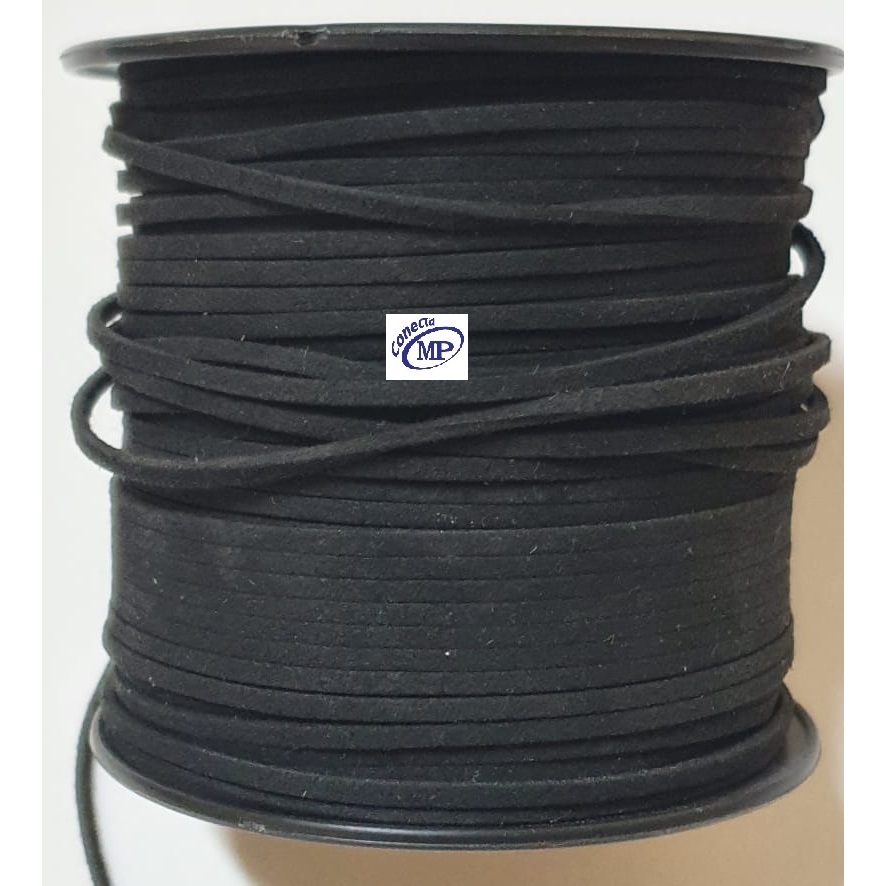 10 metros Legítimo Cordão de Camurça 3mm Fio Diy Pulseira Colar Preto e Marrom Faça você Mesmok em Oferta na Shopee