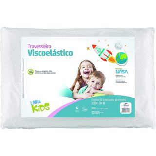 Travesseiro Nasa Kids Viscoelástico Criança- Fibrasca Z5101