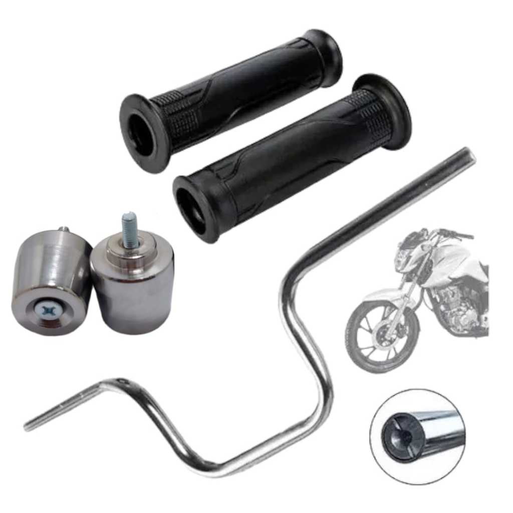 Kit Peso Pcx 150 Manopla Vazada Guidão Cargo Titan 150 160 2016 a 2022