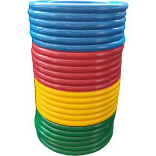 JOGO DE ARGOLAS COLORIDAS COM 24UN - 12CM em Oferta na Shopee