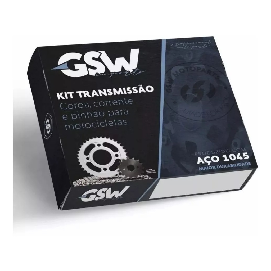 KIT Transmissao Relação AÇO1045 - BIZ 125 em Oferta na Shopee