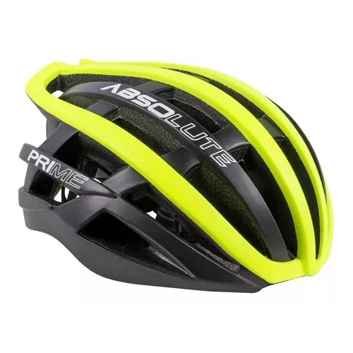 Capacete Absolute Prime Preto/amarelo Neon In Mold Ciclismo - Sports & Outdoors