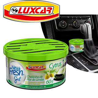 Gel Aromatizante Odorizador Cheirinho de flor de limão New Fresh Gel Luxcar Citrus em Oferta na Shopee