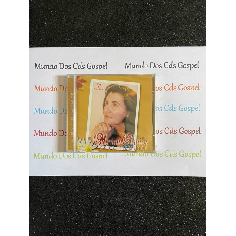 Cd Miriam Santos - Deus Tremendo