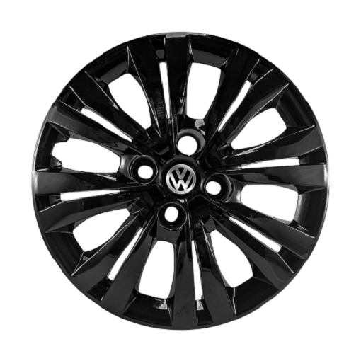 Calota Volkswagen Gol G3 G4 G5 G6 G7 Aro 14 Preto Brilhante em Oferta na Shopee
