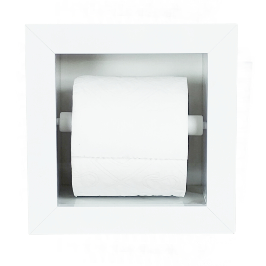 Porta Papel Higiênico Porcelanato - Papeleira Para Banheiro