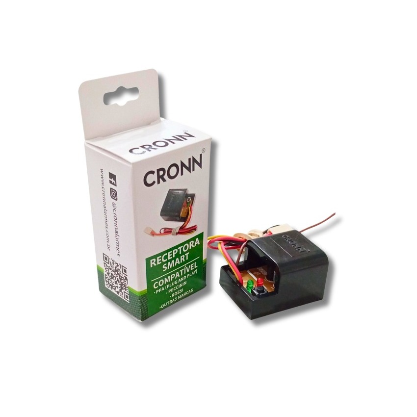 Receptor Universal Smart 433Mhz Código Fixo e Rolling para portão eletrônico de Garagem em Oferta na Shopee