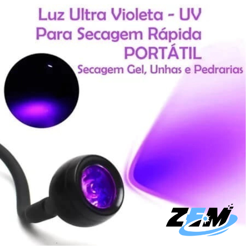 Luminaria Led Uv Clip Cabine Secagem Unhas E EsmalteS