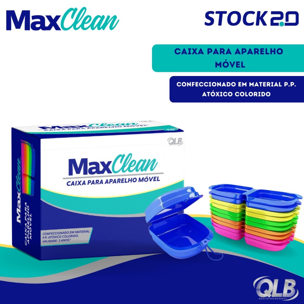 Kit com 3 Caixas Para Aparelho Móvel MaxClean c/ 10 Unidades Cada