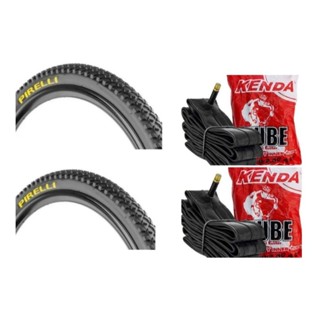 2 Pneu Pirelli Scorpion Mtb Aro 26x2.0 + 2câmara 26 Kenda