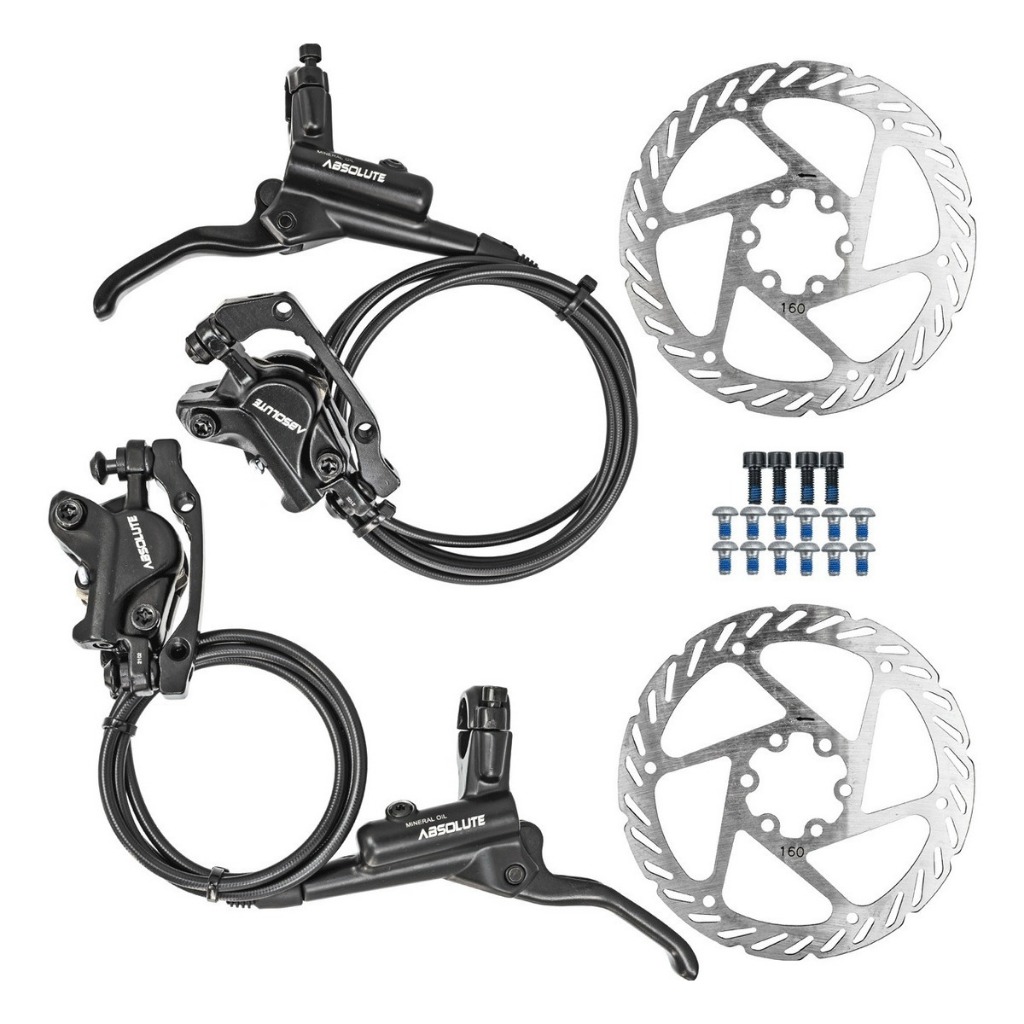 Freio Absolute Wild M220 Hidráulico - Disco 160mm - Completo em Oferta na Shopee
