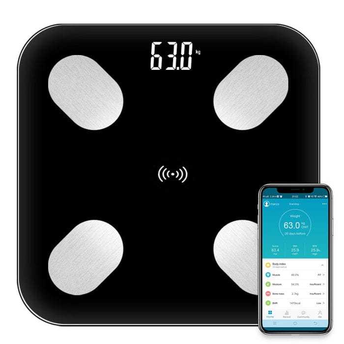 Balança de Bioimpedancia Corporal Digital com Bluetooth 180KG