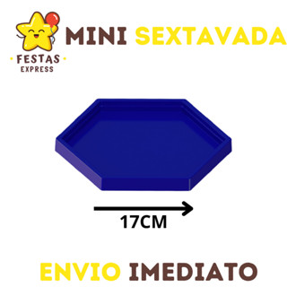 Mini Bandeja Sextavada 17x17 (+25 Cores)