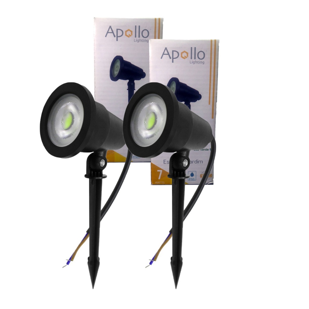 kit 2/4/6 un Luminária Espeto Jardi  7w  Luzes de gramado  cor de luz  à prova d'água avançada
