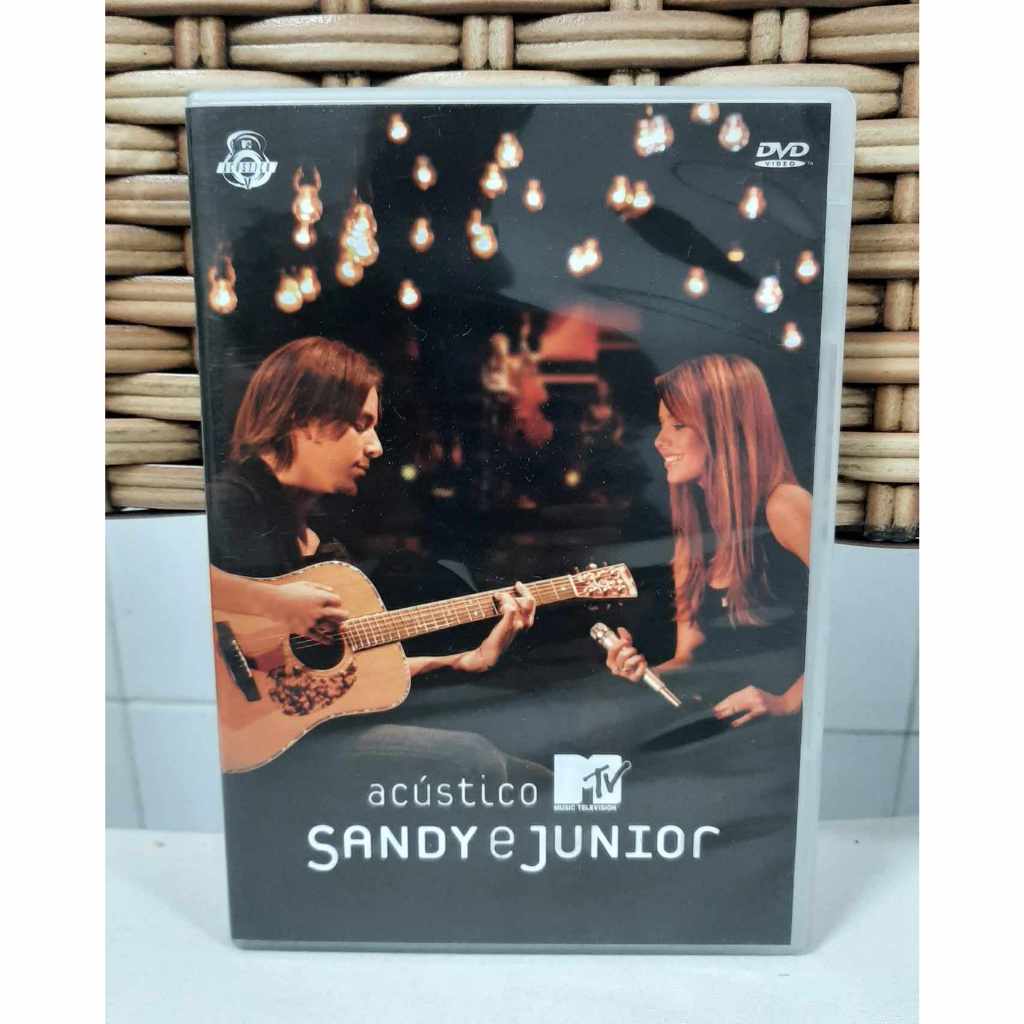 Sandy & Junior 3 DVDs (1 Raro Lacrado) Acústico MTV -  Acquaria - As Quatro Estações O Show + 2 CDs 1999 - Nascemos Pra Cantar