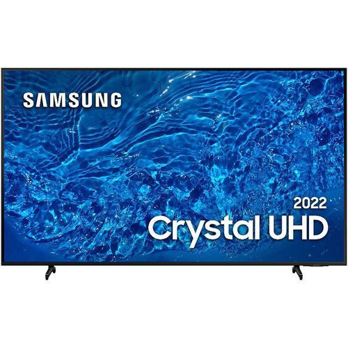 Smart TV 85" Samsung Crystal UHD 4K 85BU8000 3 HDMI 2 USB Wi-Fi - Preto