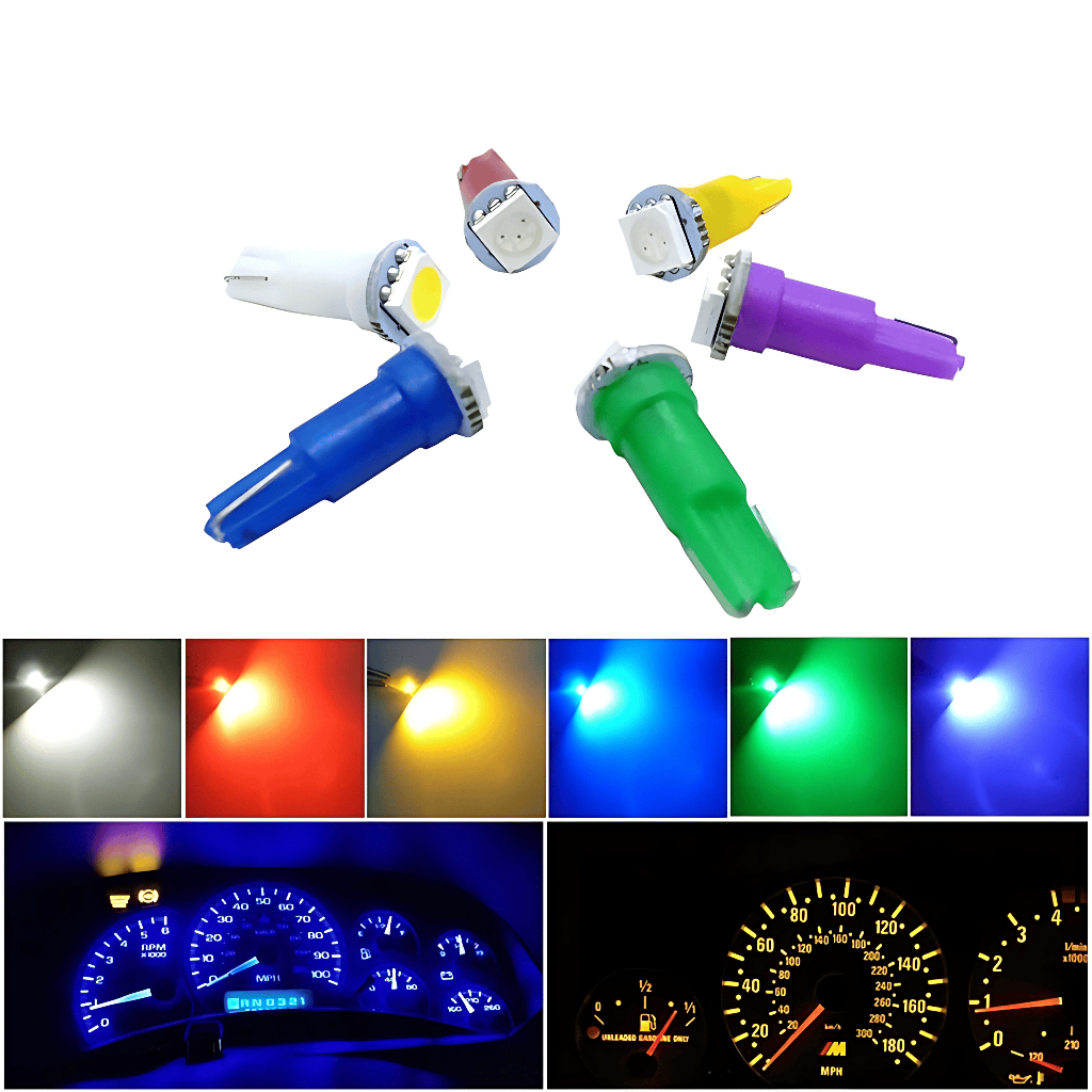 Unidade Lâmpada de Led Pinguinho T5 1 Led Painel Carro Moto Caminhão