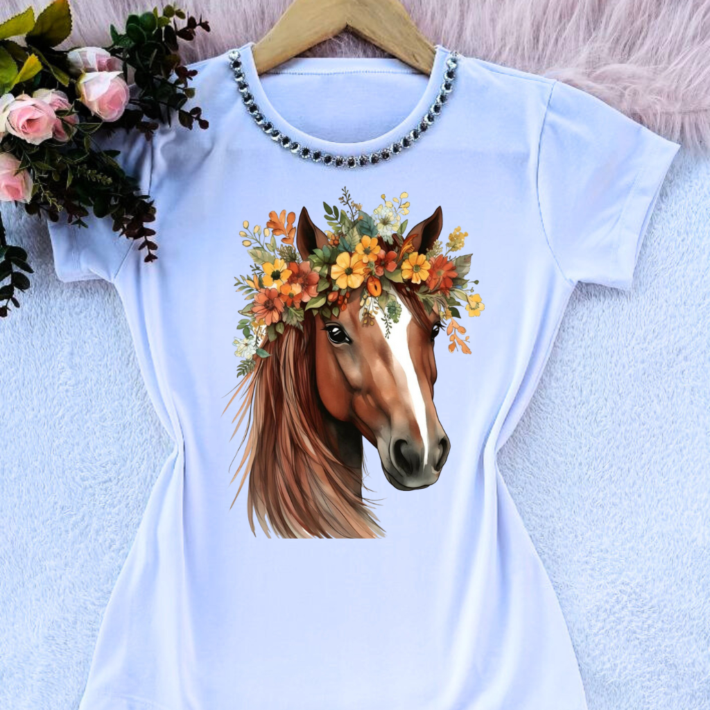 T-Shirt feminina Country moda feminina roupa feminina