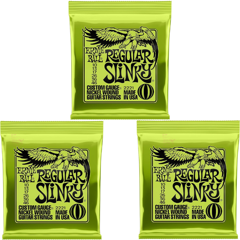 Cordas Guitarra Encordoamento Ernie Ball Guitarra Regular Slink 010 Original