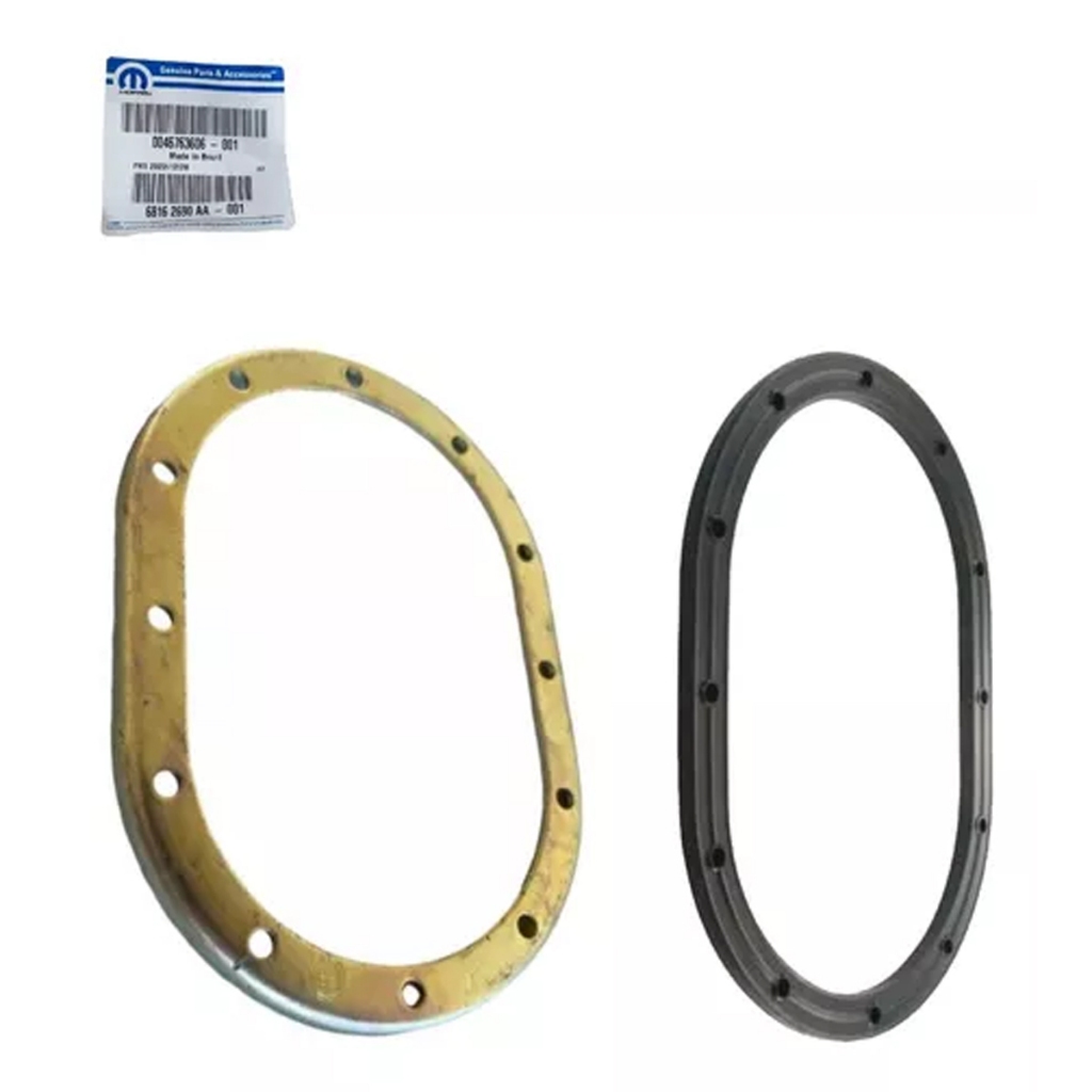 Chapa Metal Flange Superior + Guarnição Da Flange Linha Fiat