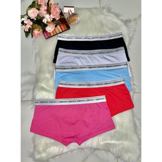 Kit 7 Calcinhas Box Boxer Feminina Microfibra Adulto