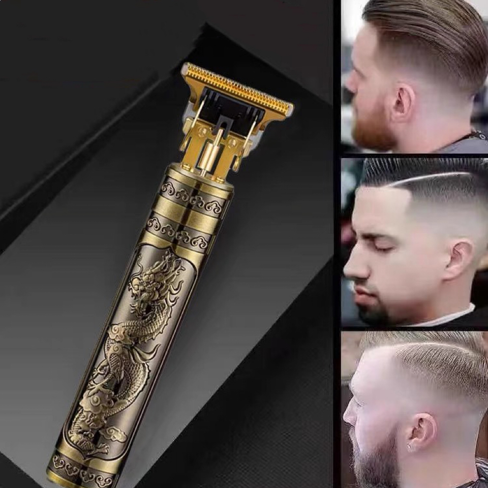 Máquina De Cortar Cabelo Para Barba Masculina Designer Aleatório Elétrico Profissional - C60203