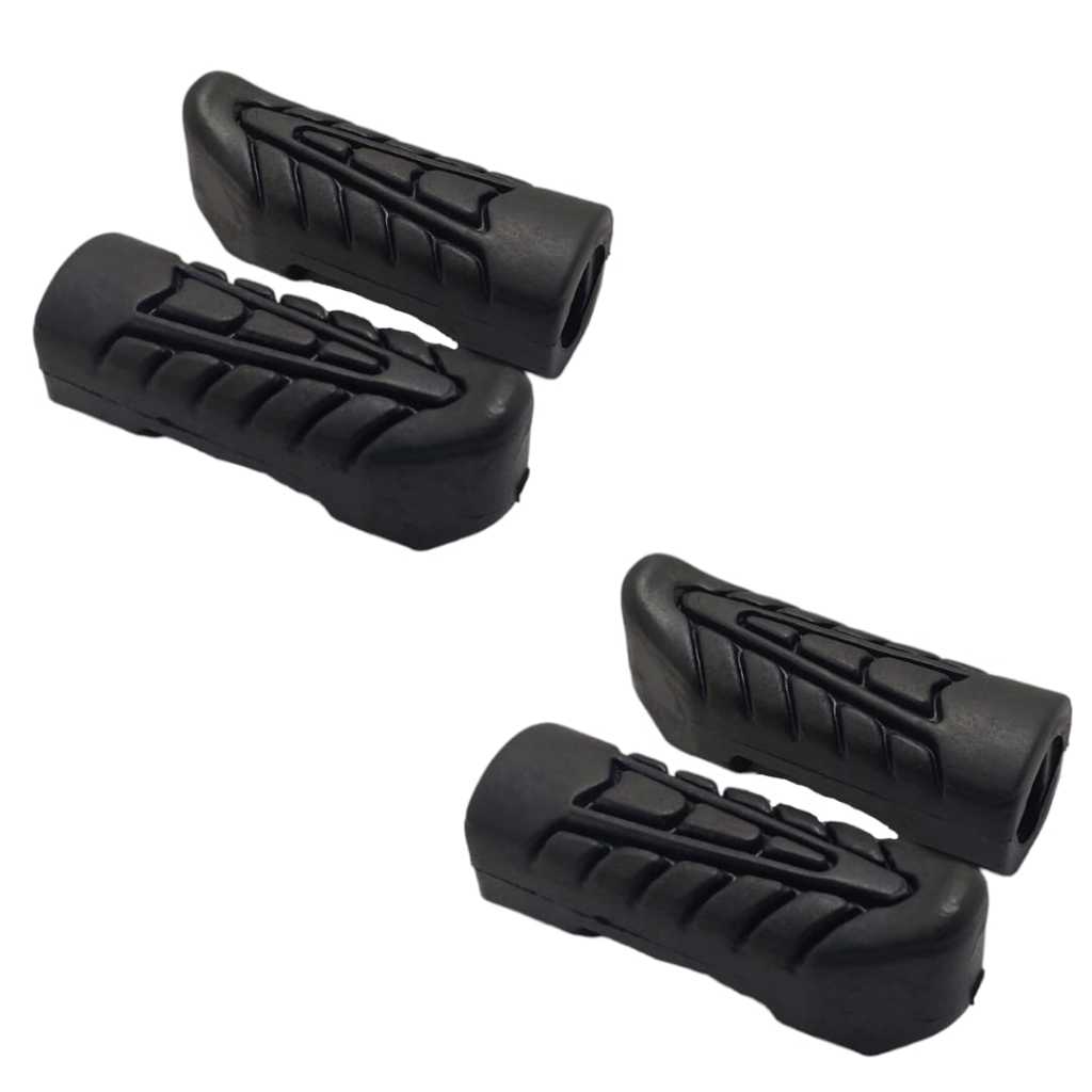 Kit 4 Borracha Estribo Pedal De Apoio Titan 160 Cg Fan Start 2016 4 Peças
