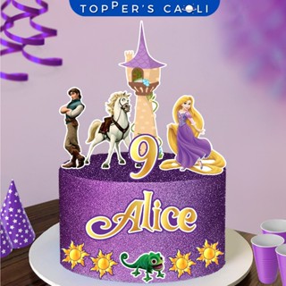 Topo de Bolo Rapunzel Enrolados (Topper) Decoração Festa
