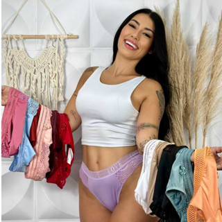 Kit Calcinha Fio Duplo 10 Unidades Calcinha Feminina Lingerie Sexy