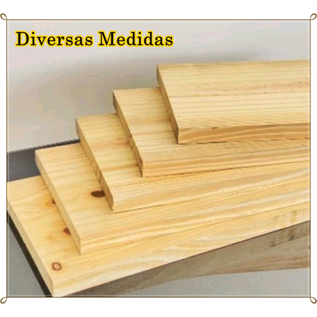 Prateleiras Pinus Diversas Medidas kit c 3 Pçs Decoração Casa em Oferta na Shopee
